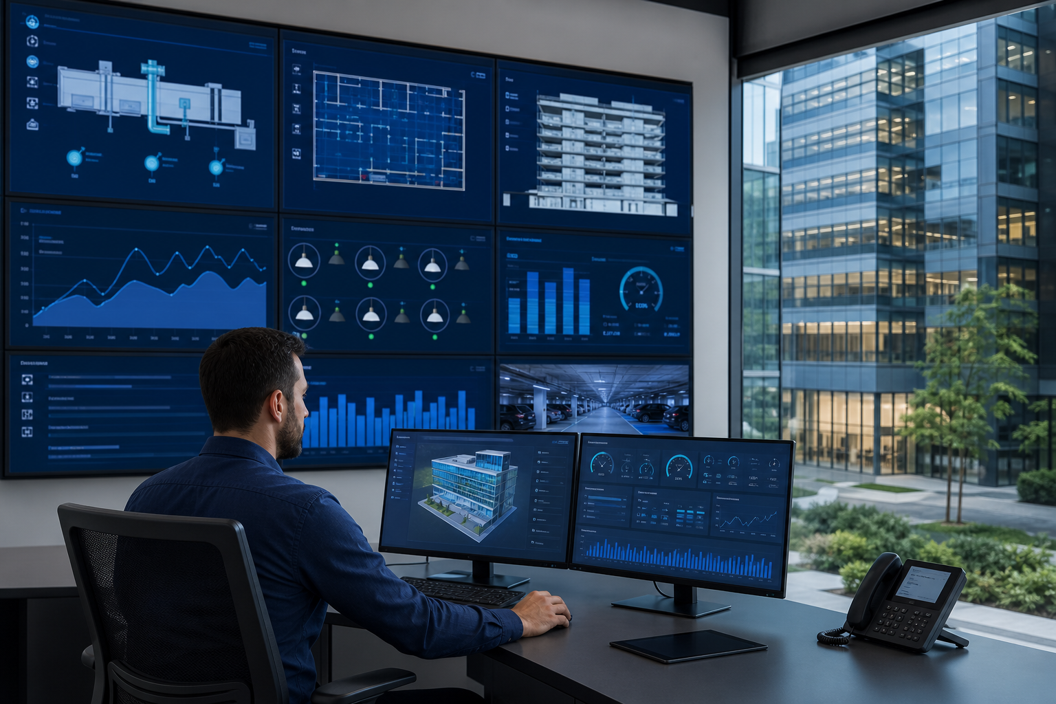 Smart building automation control centre